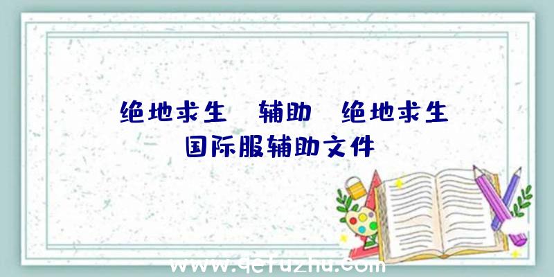 「绝地求生qh辅助」|绝地求生国际服辅助文件